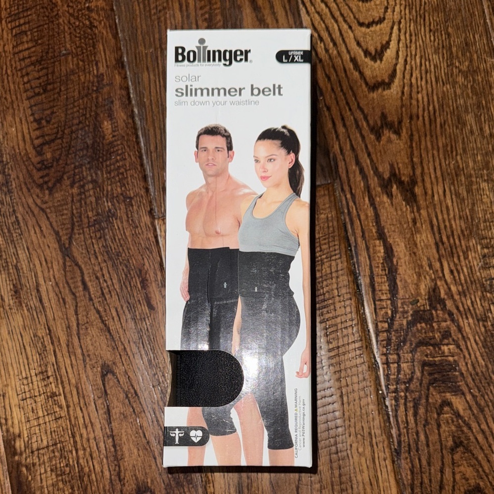 Bollinger Black Slimmer Belt Size L/XL
